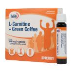 ویال ال کارنیتین و قهوه سبز یوروویتال 6 عدد - Eurhovital L Carnitine And Green Coffee 6 Drinking Vials