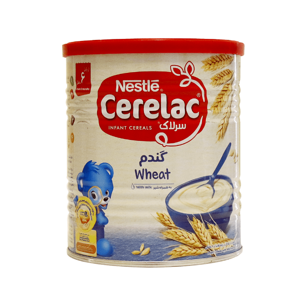 سرلاک گندم به همراه شیر نستله مناسب کودکان از پایان ۶ ماهگی ۴۰۰ گرم - Nestle Cerelac Wheat With Milk 400 g