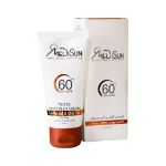 کرم ضد آفتاب SPF60 مدیسان مناسب پوست چرب و معمولی 50 میلی لیتر - Medisun Sunscreen Cream For Normal And Oily Skin 50 ml