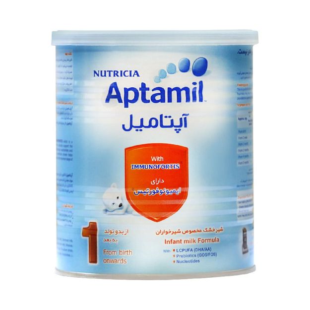 شیر خشک آپتامیل ۱ نوتریشیا مخصوص شیرخواران ۰ تا ۶ ماه ۴۰۰ گرم - Nutricia Aptamil 1Milk Powder 400g