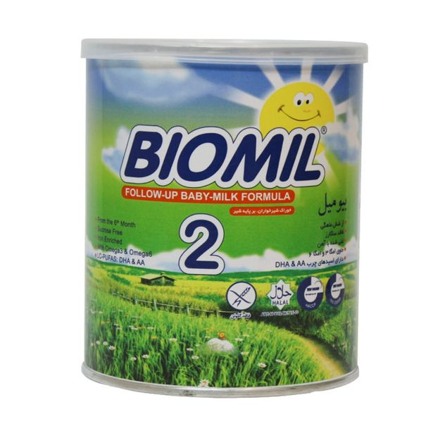 شیر خشک بیومیل ۲ فاسبل از ۶ تا ۱۲ ماهگی ۴۰۰ گرم - Fassbel Biomil 2 Milk Powder Follow Up Formula From 6 to 12 Months 400 g