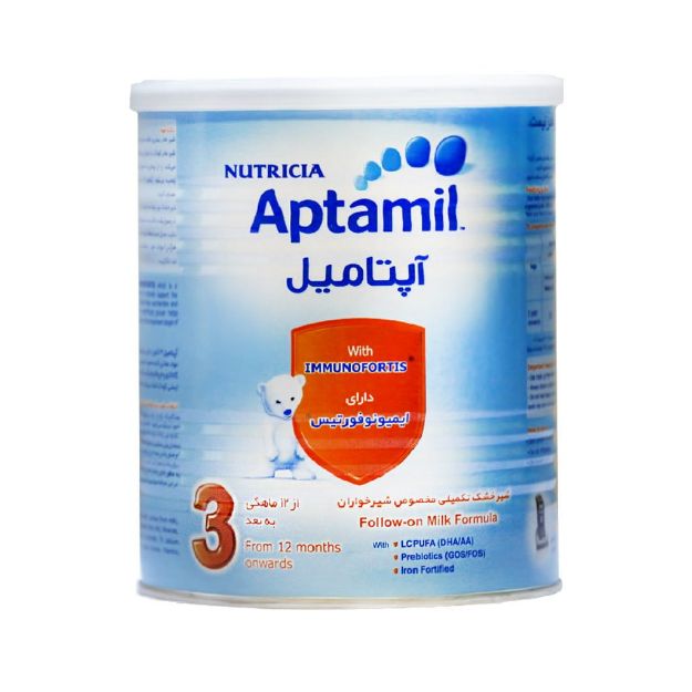 شیر خشک آپتامیل ۳ نوتریشیا از ۱۲ ماهگی به بعد ۴۰۰ گرم - Nutricia Aptamil 3 Milk Powder 400 g