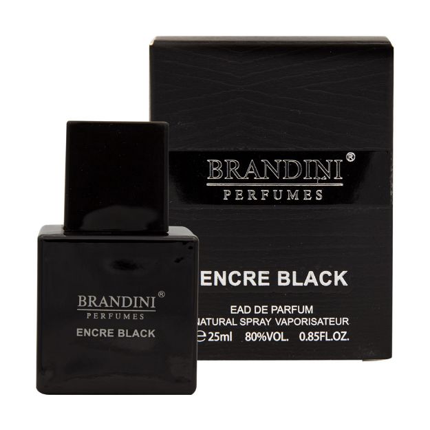 عطر جیبی مردانه برندینی مدل Encre Black حجم 25 میلی لیتر - Brandini Encre Black Perfume For Men 25 ml