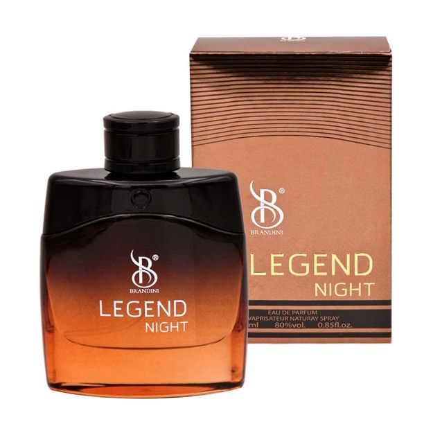 عطر جیبی مردانه برندینی مدل Legend Night حجم 25 میلی لیتر - Brandini Legend Night Perfume For Men 25 ml