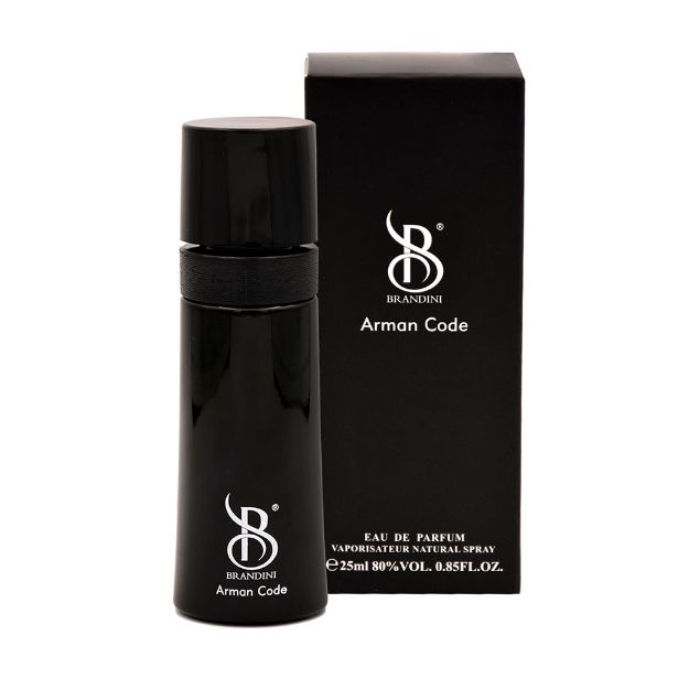 عطر جیبی مردانه برندینی مدل Arman Code حجم 25 میلی لیتر - Brandini Eau De Parfum Arman Code Spray 25 ml