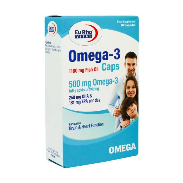 کپسول امگا 3 یوروویتال 1180 میلی گرم - Eurho Vital Omega-3 1180 mg