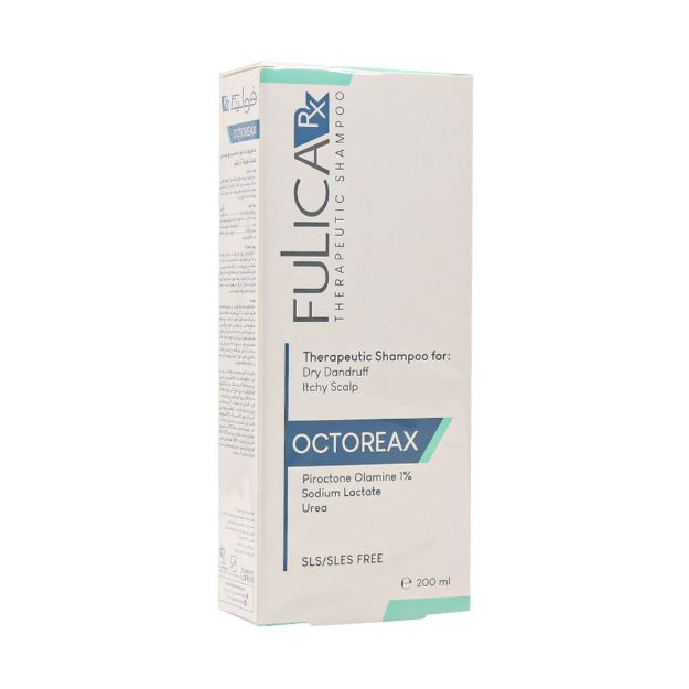 شامپو ضد شوره پوست سر خشک اوکتورکس فولیکا آر ایکس 200 میلی لیتر - Fulica RX Octoreax Dry Dandruff Lrritated Scalp Shampoo 200 Ml