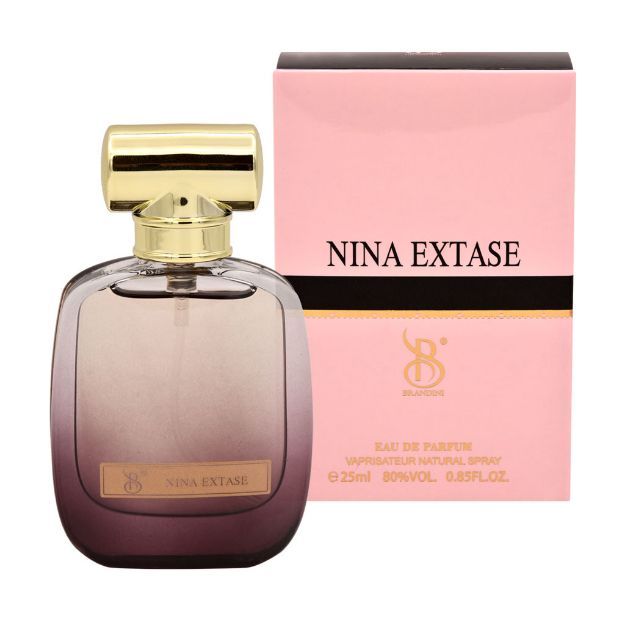 عطر جیبی زنانه برندینی مدل Nina Extase حجم 25 میلی لیتر - Brandini Nina Extase Perfume For Women 25 ml