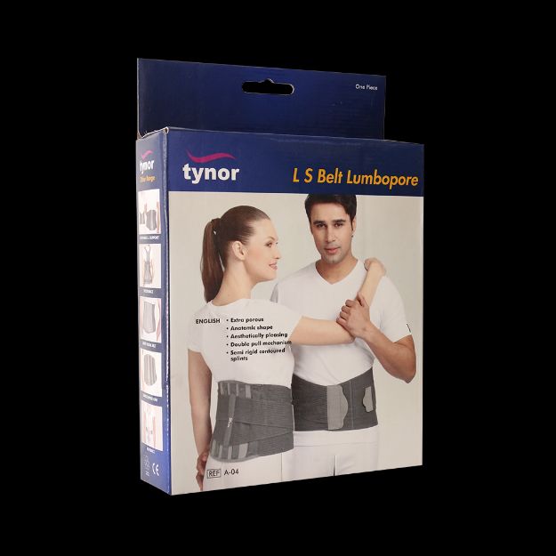 کمربند طبی آتل دار تینور کد A-04 - Tynor LS Belt Lumbopore Code A-04