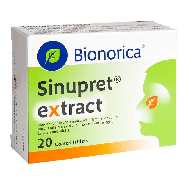 قرص سینوپرت اکسترکت بیونوریکا 20 عدد - Bionorica Sinupret Extract 20 Coated tablets