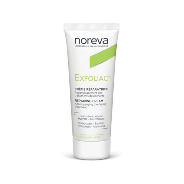 کرم مرطوب کننده قوی اکسفولیاک نوروا 40 میلی لیتر - Noreva Exfoliac Reconstructive Cream 40 ml