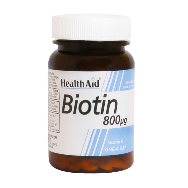 قرص بیوتین 800 میکروگرم هلث اید 30 عدد - Health Aid Biotin 800 mcg 30 Tabs