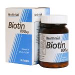 قرص بیوتین 800 میکروگرم هلث اید 30 عدد - Health Aid Biotin 800 mcg 30 Tabs