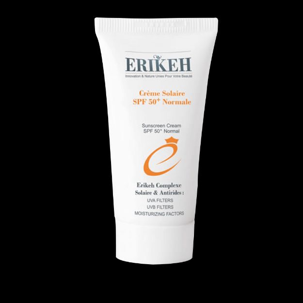 کرم ضد آفتاب اریکه SPF50 مناسب پوست های معمولی ۵۰ میلی لیتر - Erikeh Sunscreen Cream SPF50+ Tinted For Normal Skins 50 ml