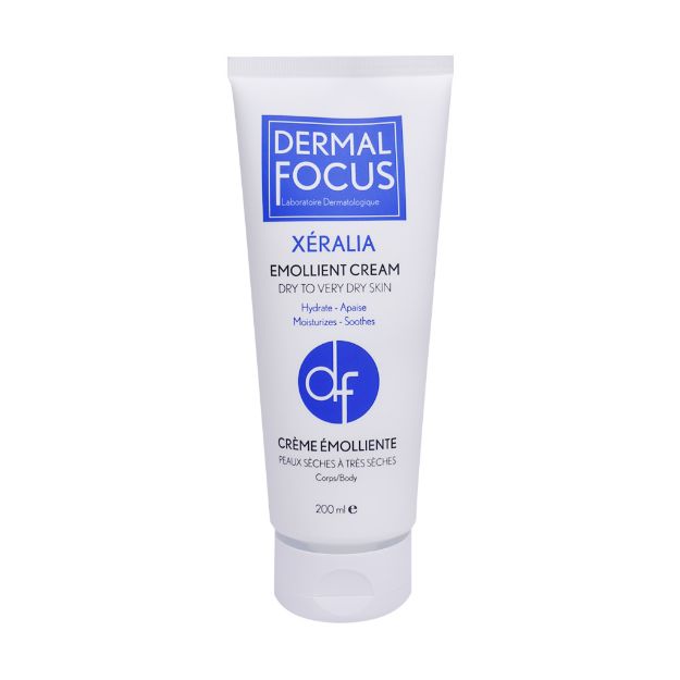 کرم مرطوب کننده بدن پوست خشک زرالیا درمال فوکوس 200 میلی لیتر - Dermal Focus Xeralia Emollient Cream for Dry Skin 200ml