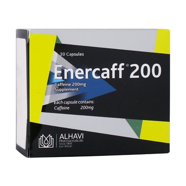 کپسول کافئین انرکاف 200 میلی گرم الحاوی 30 عدد - Alhavi Enercaff 200 mg 30 Caps