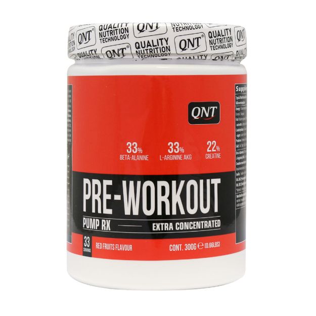 پودر پری ورک اوت پمپ آر ایکس کیو ان تی 300 گرم - QNT Pre Work Out Pump RX Powder 300 g