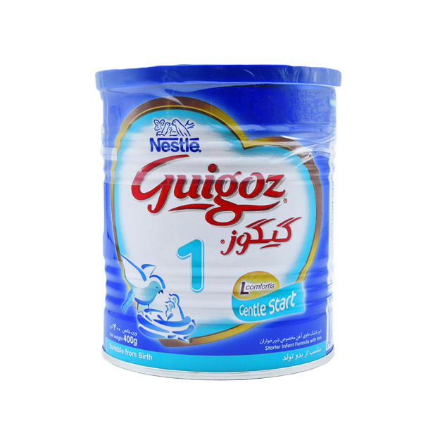 شیر خشک گیگوز ۱ نستله مناسب شیرخواران از بدو تولد تا ۶ ماهگی ۴۰۰ گرم - Nestle Guigoz 1 Milk Powder 400 g