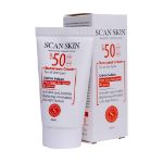 کرم ضد آفتاب ضد لک SPF50 اسکن اسکین 40 میلی لیتر - Scan Skin sunscreen SPF50 cream for All skin 40ml