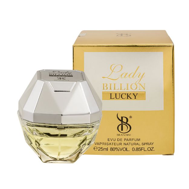 عطر جیبی زنانه برندینی مدل Lady Billion Lucky حجم 25 میلی لیتر - Brandini Lady Billion Lucky Perfume 25 ml