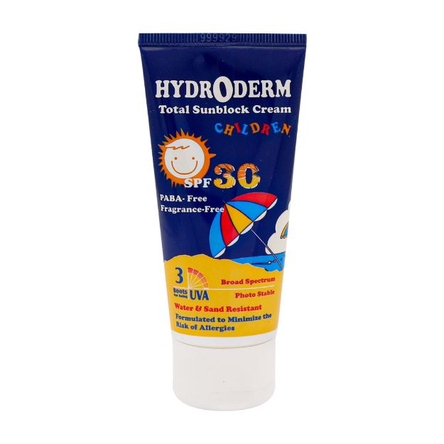 کرم ضد آفتاب کودکان SPF30 هیدرودرم ۵۰ میلی لیتر - Hydroderm Total Sunblock Cream SPF30 For Children 50 ml