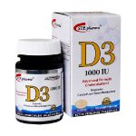 قرص ویتامین D3 1000 واحد اس تی پی فارما 30 عدد - STP Pharma D3 1000 IU 30 Tablets