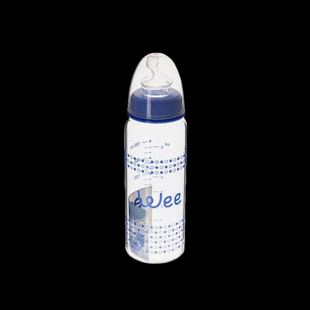 شیشه شیر وی بیبی با سرشیشه ارتودنسی ۱۸۰ میلی لیتر کد ۸۱۷ - Wee Baby Bottle Of Milk Prupiln Orto 180 ml Code 817