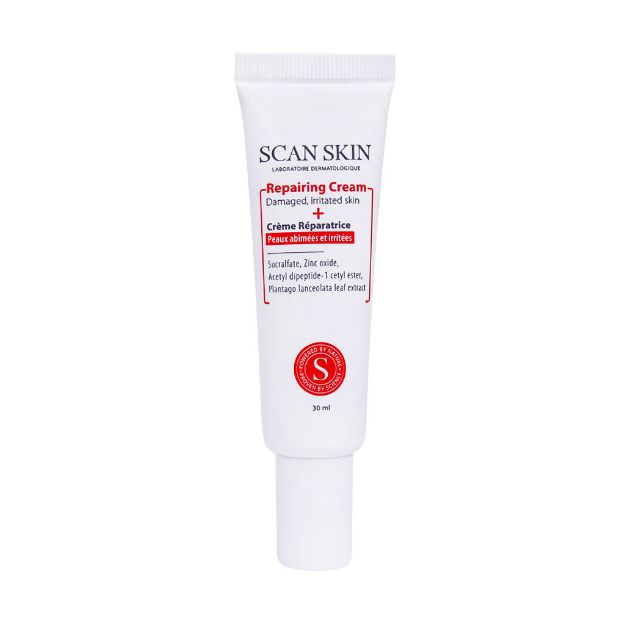 کرم ترمیم کننده چروک سطحی پوست اسکن اسکین 30 میلی لیتر - Scan Skin Repairing Cream For Irritated Skin 30 ml