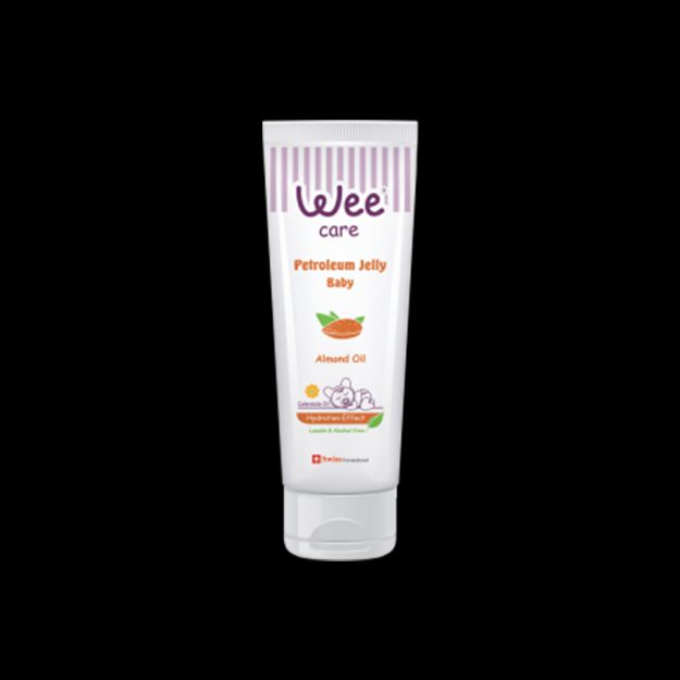 وازلین ژله ای کودک وی کر حاوی روغن بادام ۱۰۰ میلی لیتر - Wee Care Petroleum Jelly Baby Almond Oil 100 ml