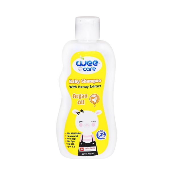 شامپو بچه وی کر حاوی روغن آرگان ۲۰۰ میلی لیتر - Wee Care Baby Shampoo With Argan Oil 200 ml