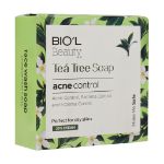 صابون پاک کننده آرایش صورت حاوی روغن تی تری بیول 100 گرم - Biol Tea Tree Soap 100 g