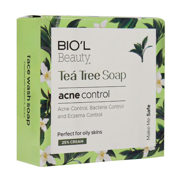 صابون پاک کننده آرایش صورت حاوی روغن تی تری بیول 100 گرم - Biol Tea Tree Soap 100 g