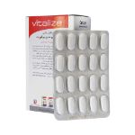 قرص کلسیم منیزیم فورت ویتالایز ۶۰ عدد - Vitalize Calcium Magnesium Forte 60 Tabs