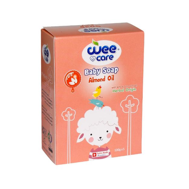 صابون بچه وی کر حاوی روغن بادام ۱۰۰ گرم - Wee Care Soap Baby Almond Oil 100 g