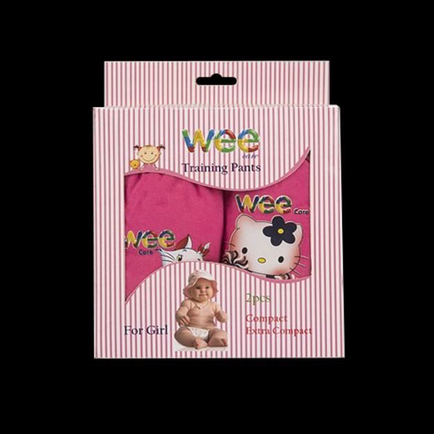 شورت آموزشی دخترانه سایز بسیار بزرگ وی کر مناسب کودکان ۲۴ ماه و بزرگتر - Wee Care Training Underware for Girls Size XL