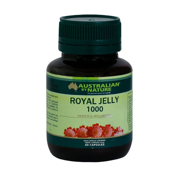 کپسول رویال ژلی 1000 میلی گرم استرالین بای نیچر 60 عدد - Australian By Nature Royal Jelly 1000 mg 60 Caps