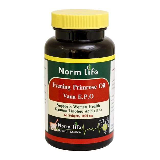 سافت ژل ایوینینگ پرایم رز اویل (روغن گل مغربی) نورم لایف 60 عدد - Norm life Evening Primrose Oil 60 Caps