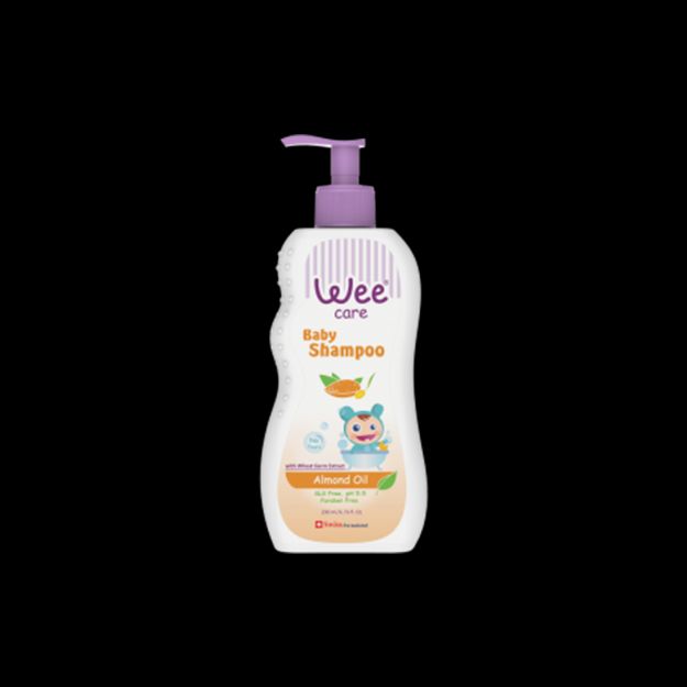 شامپو بچه وی کر حاوی روغن بادام ۲۰۰ میلی لیتر - Wee Care Baby Shampoo Whit Almond Oil 200 ml