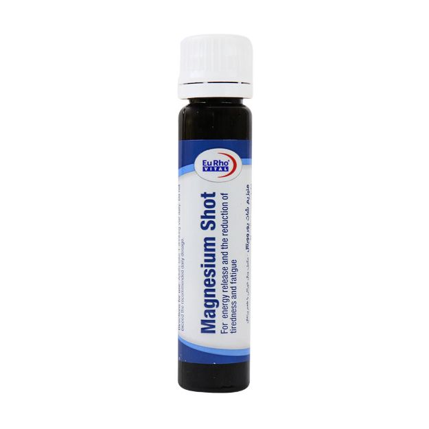 ویال خوراکی منیزیم شات یوروویتال 6 عدد - Eurho Vital Magnesium Shot 6 Dirinling Vials