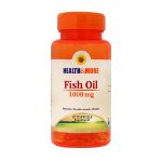 کپسول روغن ماهی 1000 میلی گرم هلث اند مور 60 عدد - Health And More Fish Oil 1000 mg 60 caps