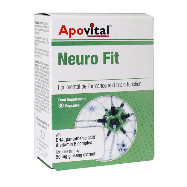 کپسول نوروفیت آپوویتال 30 عدد - Apovital Neuro Fit 30 Caps