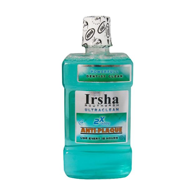 دهانشویه پاک کننده پلاک و جرم دندان ایرشا 250 میلی لیتر - Irsha Anti Plaque Mouthwash 250 ml