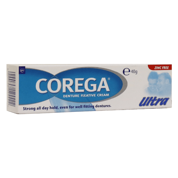 چسب دندان مصنوعی کورگا مدل اولترا ۴۰ گرم - Corega Ultra Denture Fixative Cream 40 g