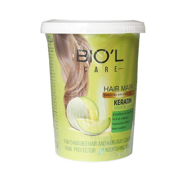 ماسک موی تغذیه کننده و آبرسان بیول با عصاره طالبی 500 میلی لیتر - Biol Hair Mask Cantaloupe extract 500 Ml