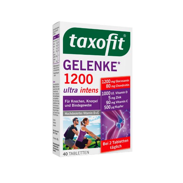 قرص جوینتس 1200 گلنک اولترا اینتنس تاکسوفیت 40 عدد - Taxofit Gelenke 1200 Ultra Intens 40 Tabs