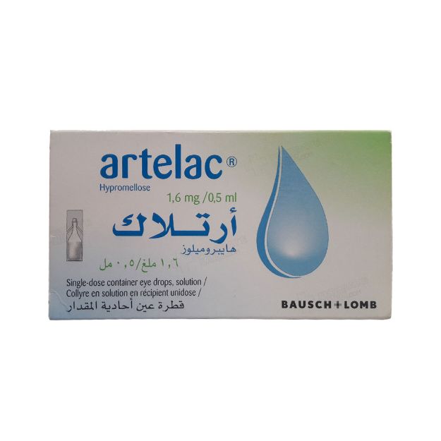 قطره تک دوز اشک مصنوعی آرتلاک بوش اند لومب بسته 60 عددی - Bausch Lomb Artelac Single Dose Drop 60 Pcs