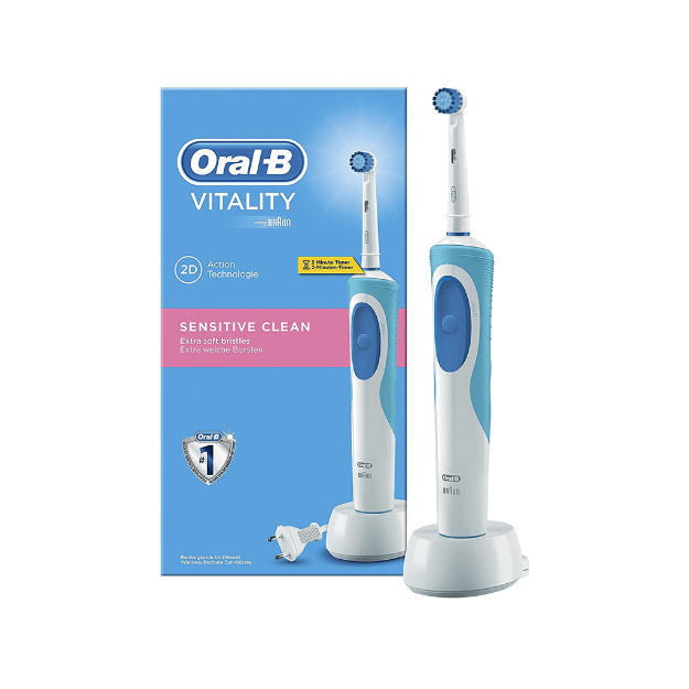 مسواک برقی اورال بی مدل Vitality Sensitive Clean - Oral B Vitality Sensitive Clean Electric Toothbrush