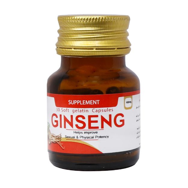 کپسول ژلاتینی جینسینگ 100 میلی گرم دانا 30 عدد - Dana Ginseng 100mg 30 Soft Gelatin Capsules