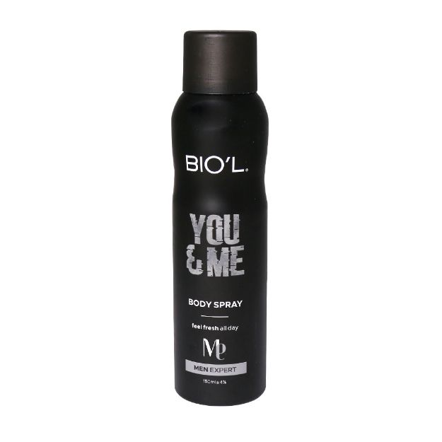 اسپری بدن مردانه بیول مدل You And Me حجم 150 میلی لیتر - Biol You And Me Body Spray For Men 150 ml