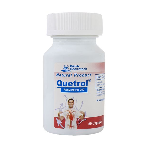 کپسول کوئترول رزوراترول 250 رها 60 عدد - Raha Quetrol Resveratrol 250 mg 60 caps